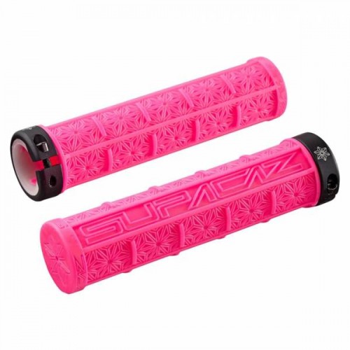 Manopla Supacaz Grizips - Rosa Neon